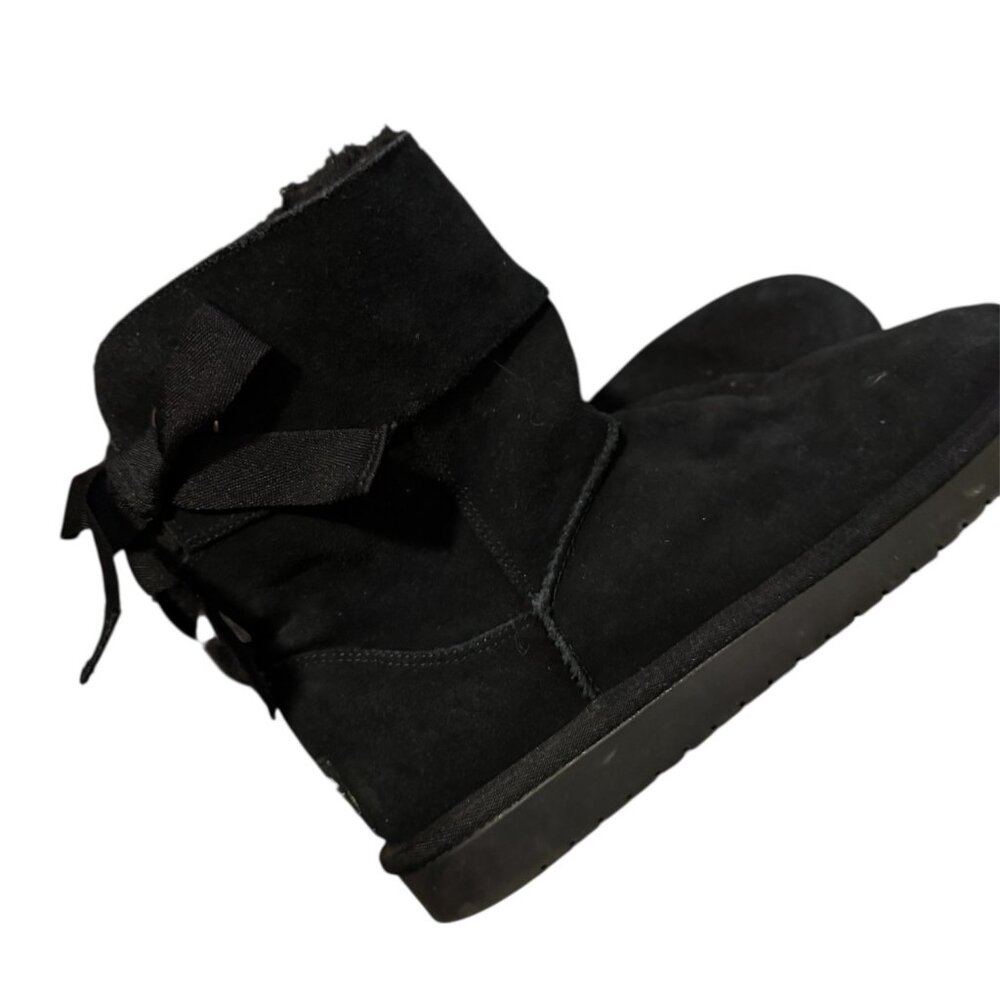 Black Koolaburra by UGG Bow Boots Womens Short